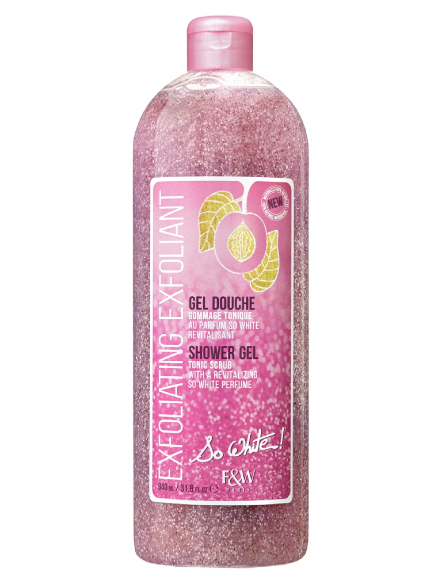FW So White Exfoliating Shower Gel 940ml