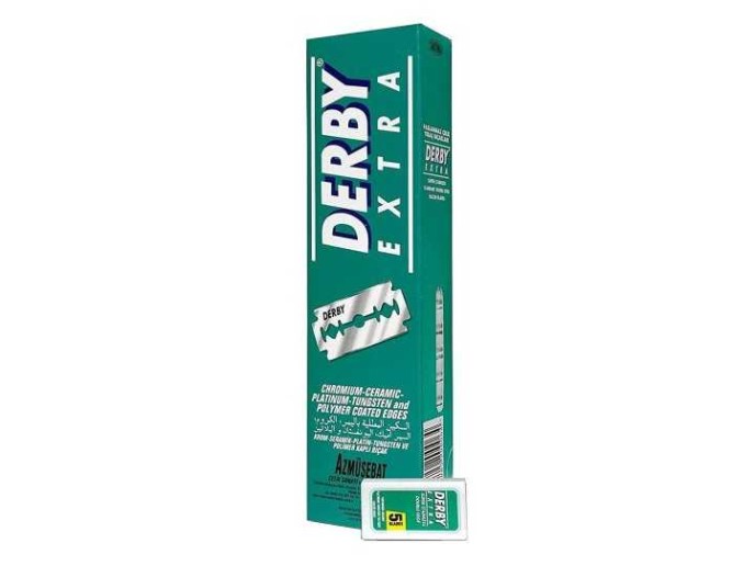 Derby Extra Laminas Cromio 5un.