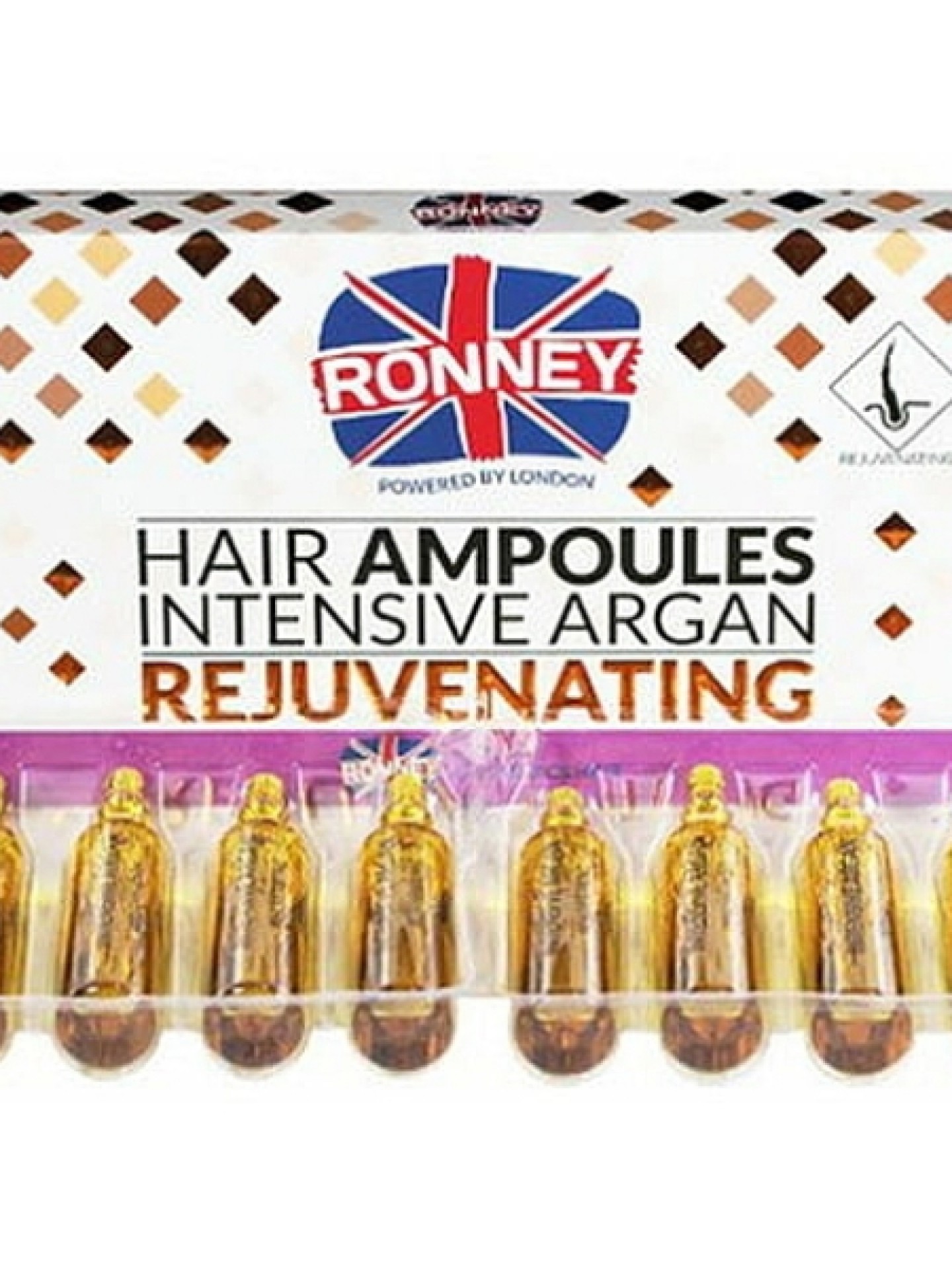 Ronney Ampolas Argan Rejuvenescedoras 12 x 10mL