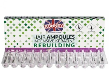 Ronney Ampolas Reconstrução Int. Queratina 12 x 10mL