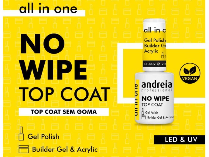 Andreia All in One No wipe Top Coat 10,5mL