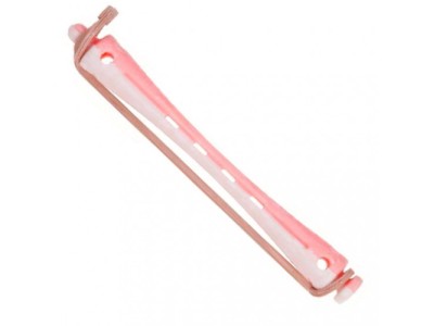 Bigoudi Largo Rosa/Branco Emb.12unid - Image product