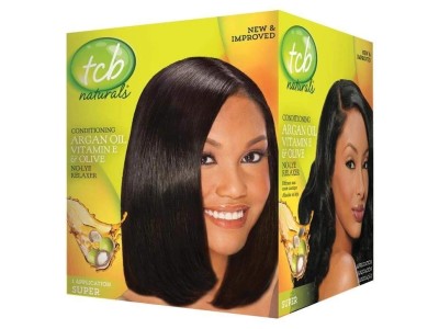 TCB Naturals Argan Oil Relaxer Kit Super - Image product