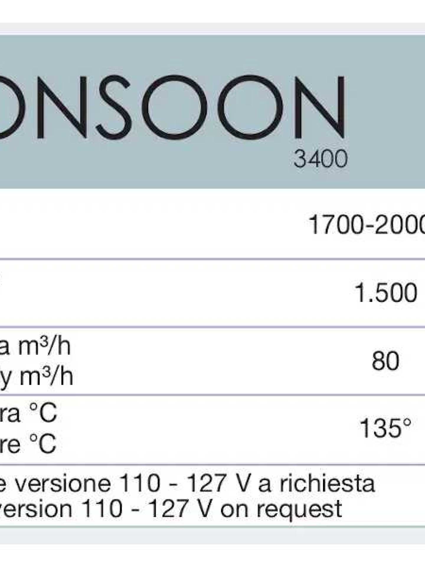 Ceriotti Monsoon Secador
