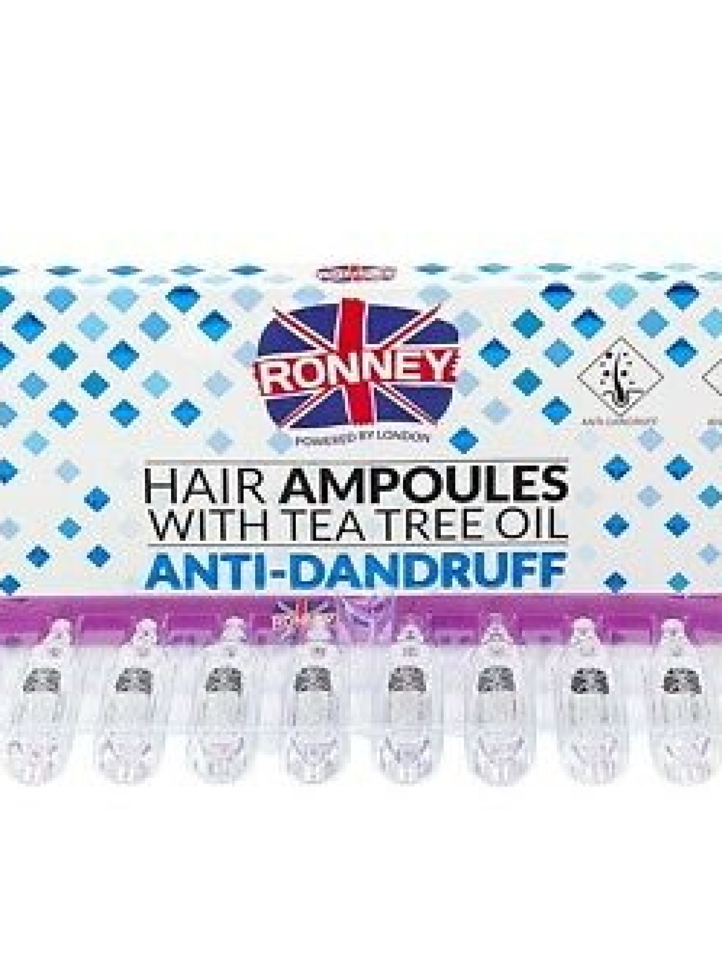 Ronney Ampolas Anti Caspa 12 x 10mL