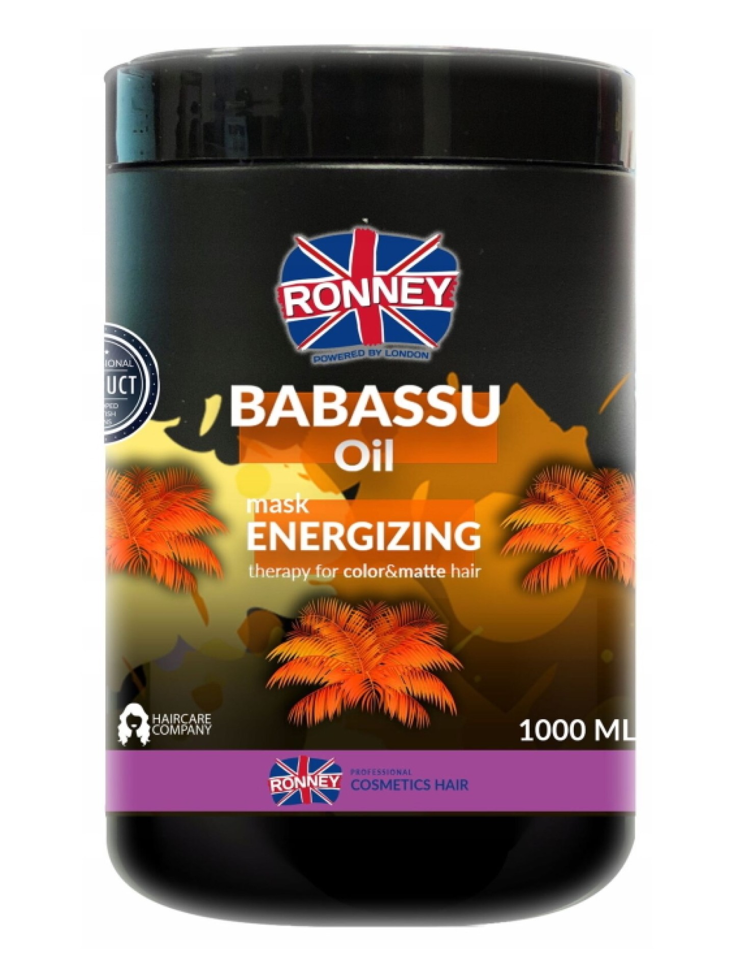Ronney Óleo de Babaçu Máscara de Tratamento 1000mL