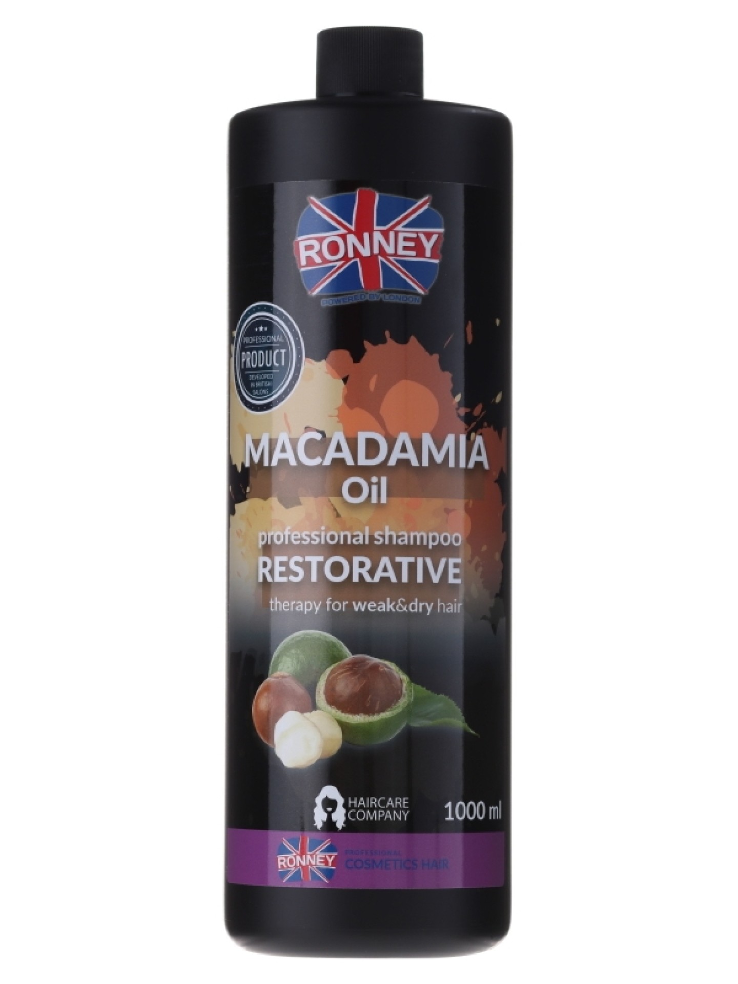 Ronney Óleo de Macadamia Champô 1000mL