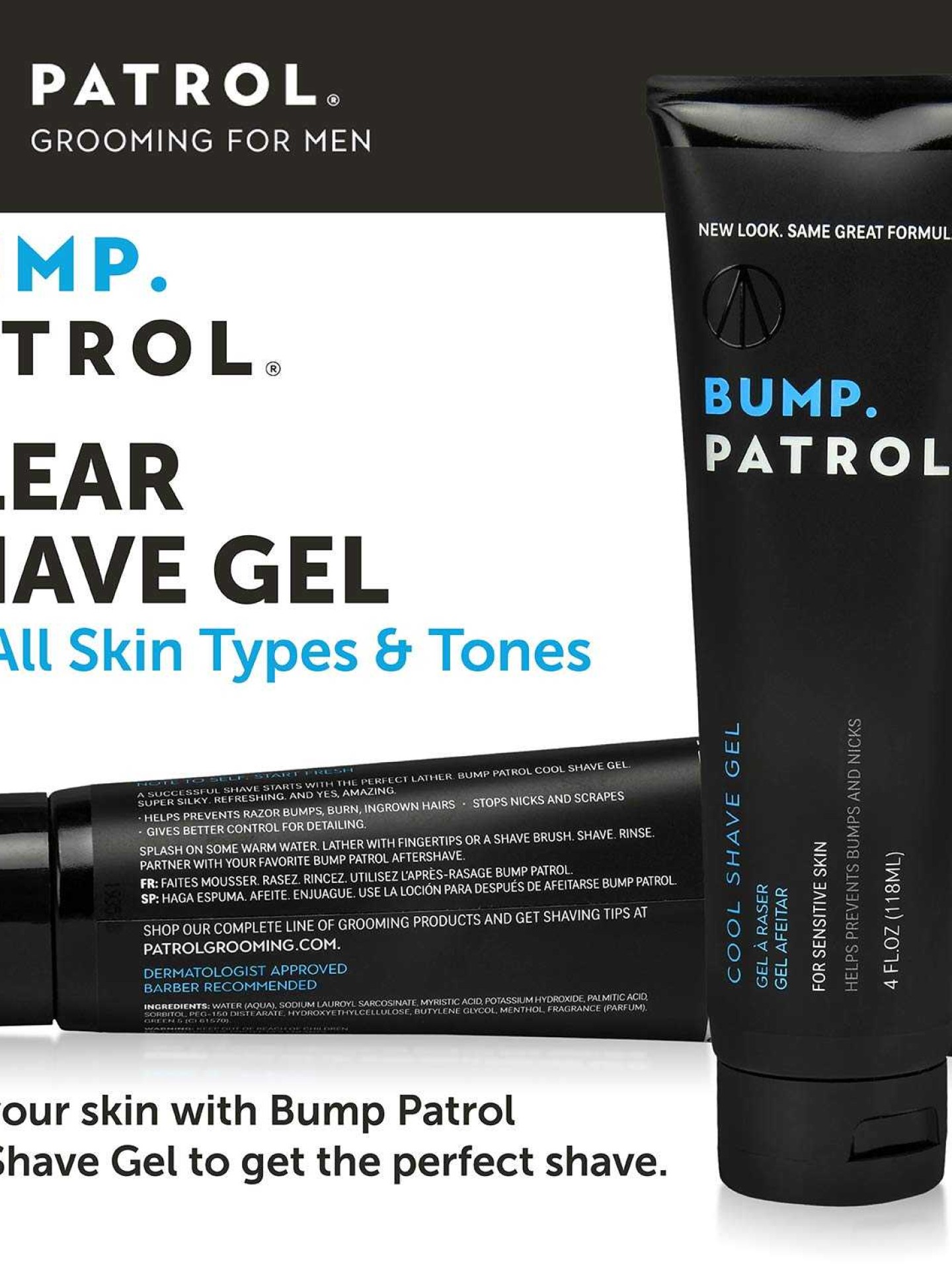 Bump Patrol Cool Shaving Gel 4oz 2204