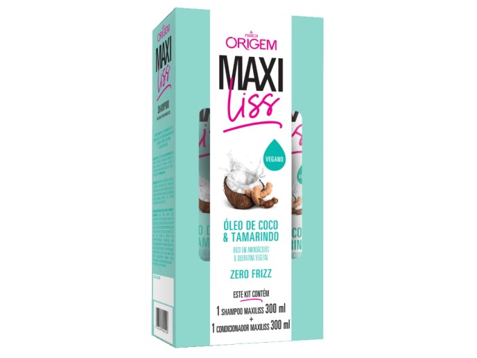ORIGEM Kit Shampoo + Cond. Óleo de Coco & Tamarindo
