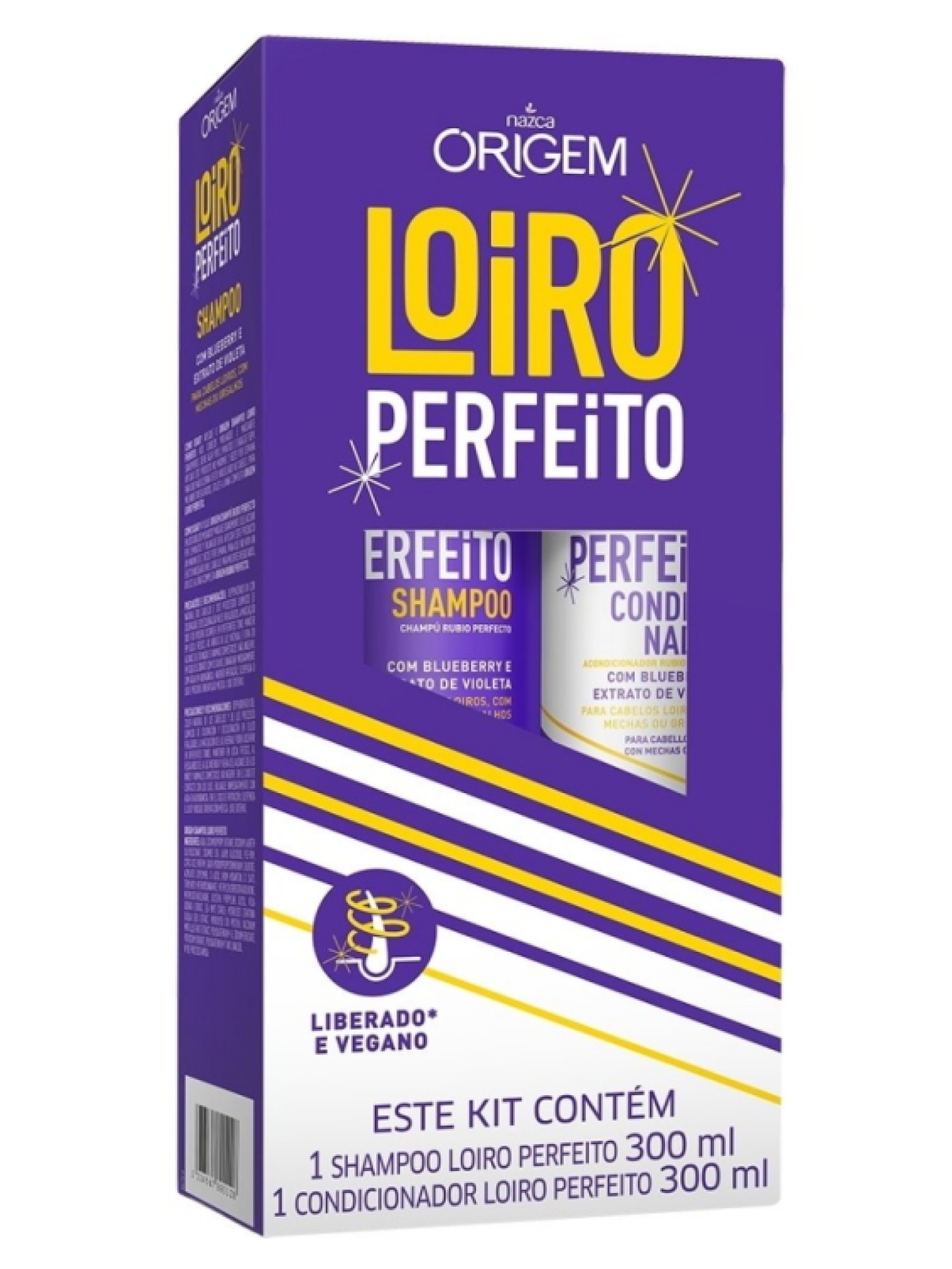 ORIGEM Kit Shampoo + Cond. Loiro Perfeito