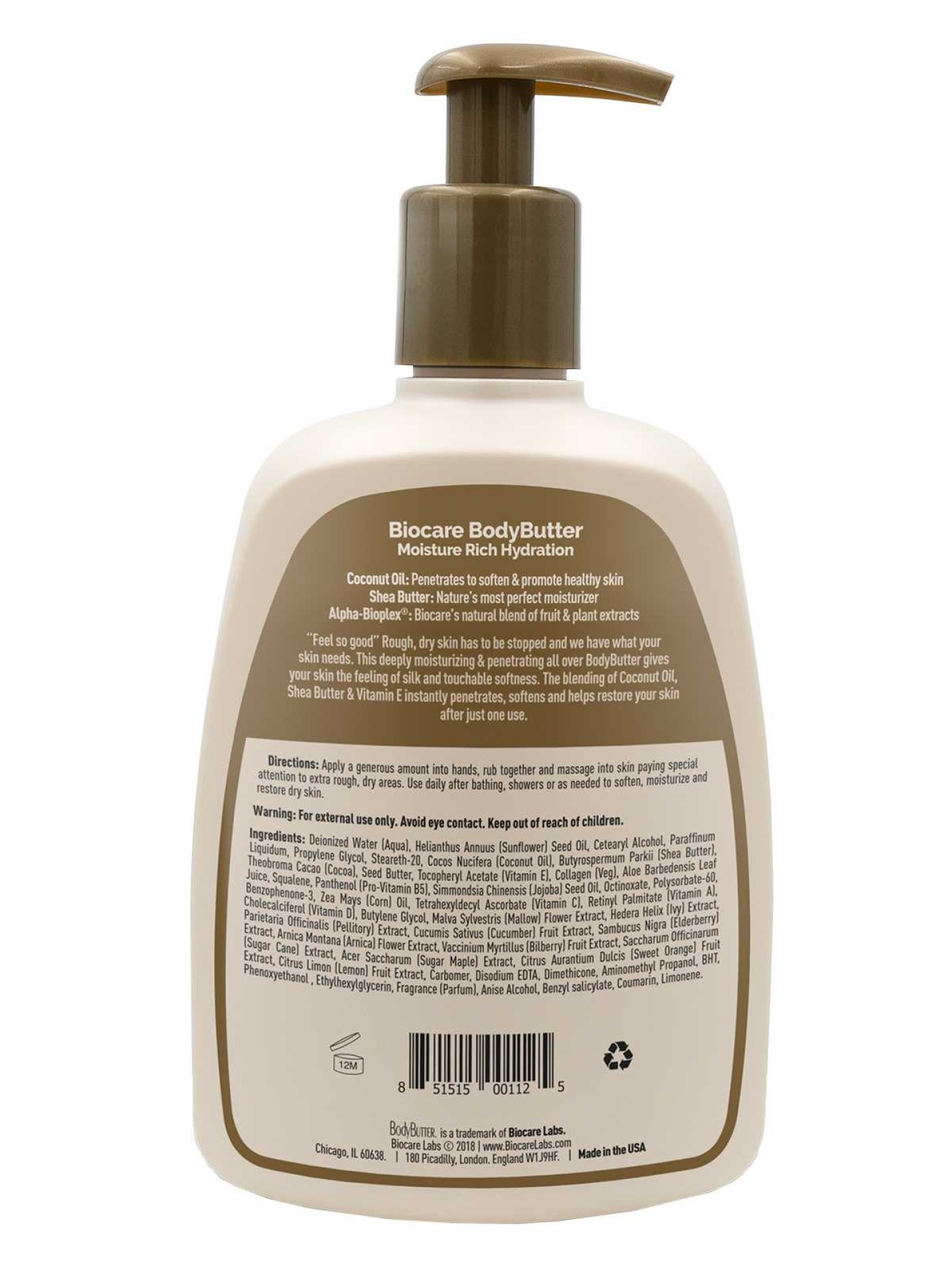 Biocare Labs B.B. Coconut Oil 16oz