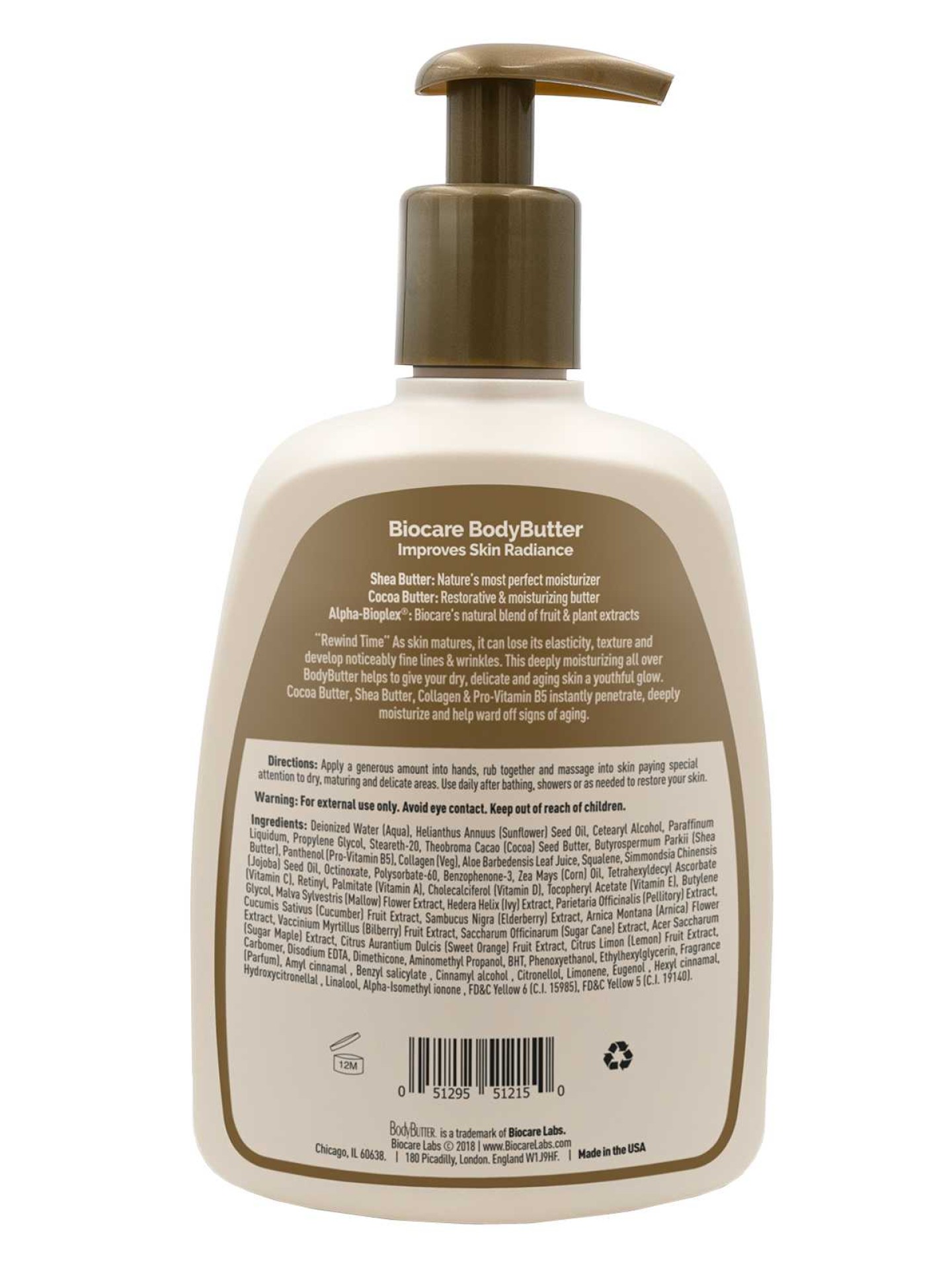 Biocare Labs B.B. Cocoa Butter & Shea Butter 16oz