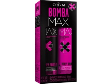 ORIGEM Kit Shampoo + Cond. Bomba Max