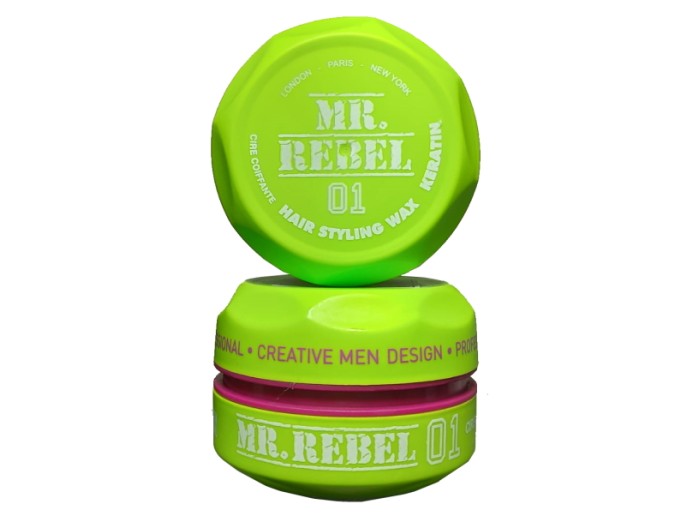Mr. Rebel Hair Styling Wax Keratin 01