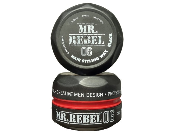 Mr. Rebel Hair Styling Wax Black 06