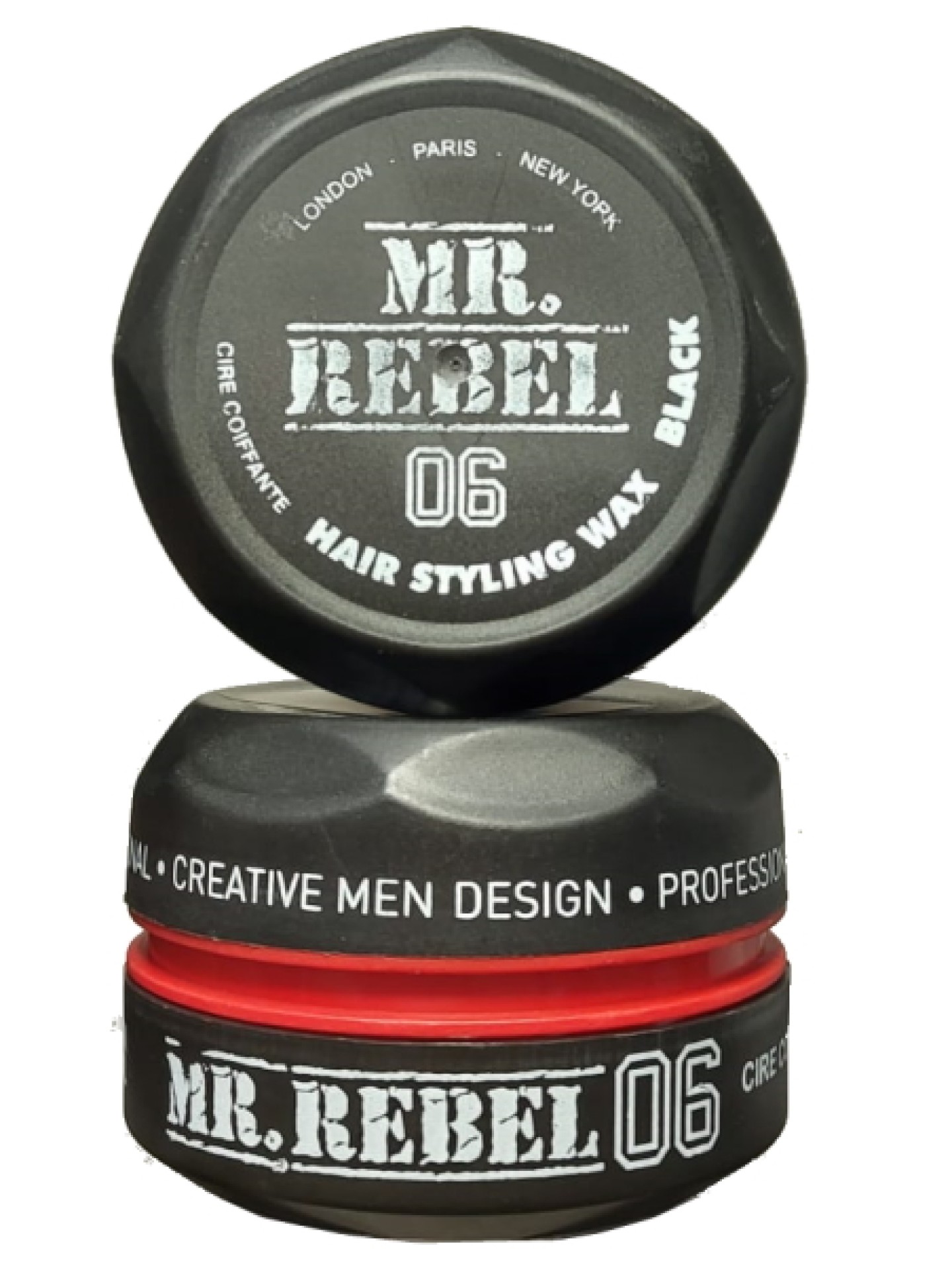 Mr. Rebel Hair Styling Wax Black 06