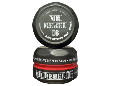 Mr. Rebel Hair Styling Wax Black 06 - Image product