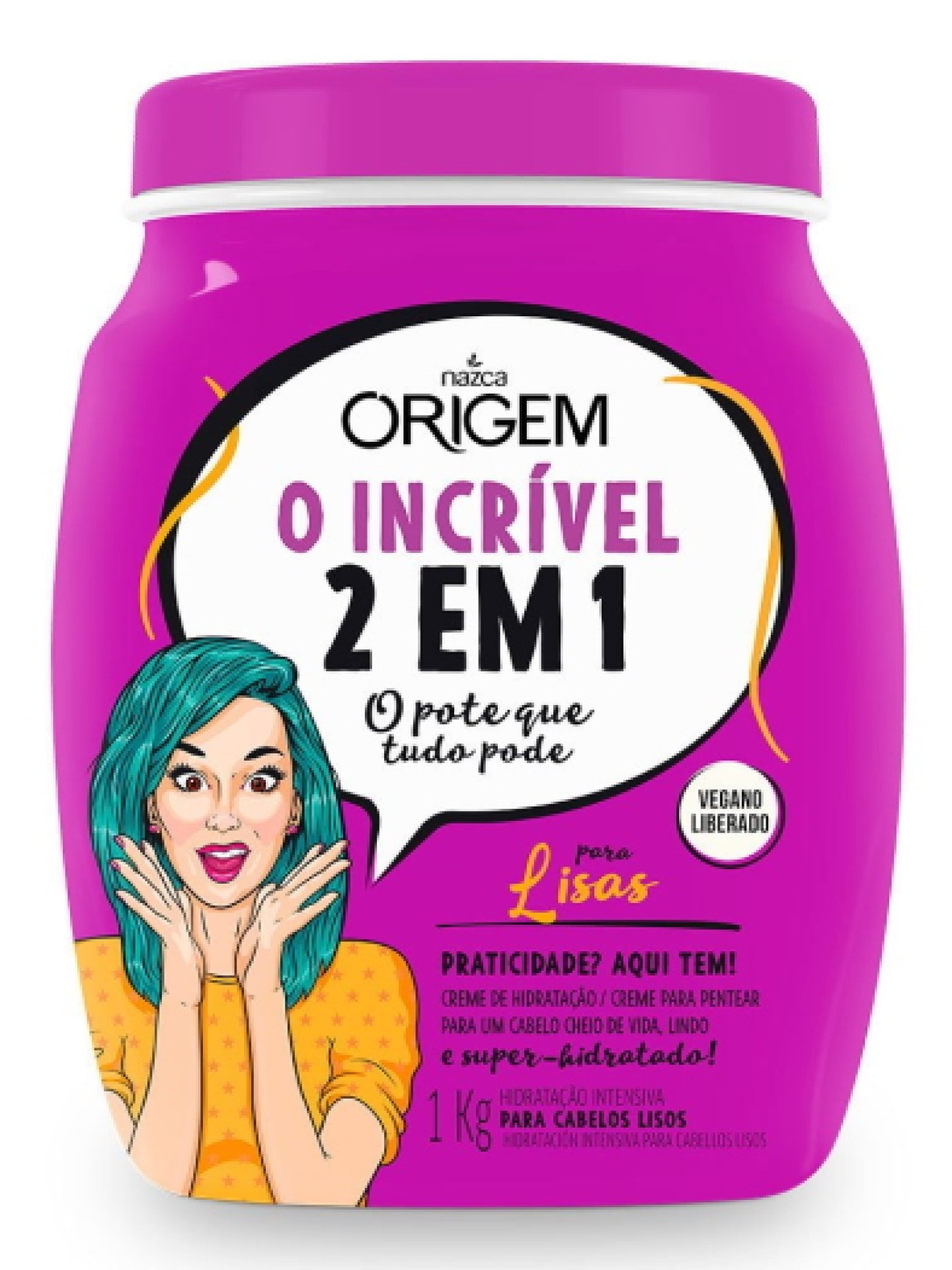 ORIGEM Cr. de Hidratacao Intensiva Lisas 1Kg