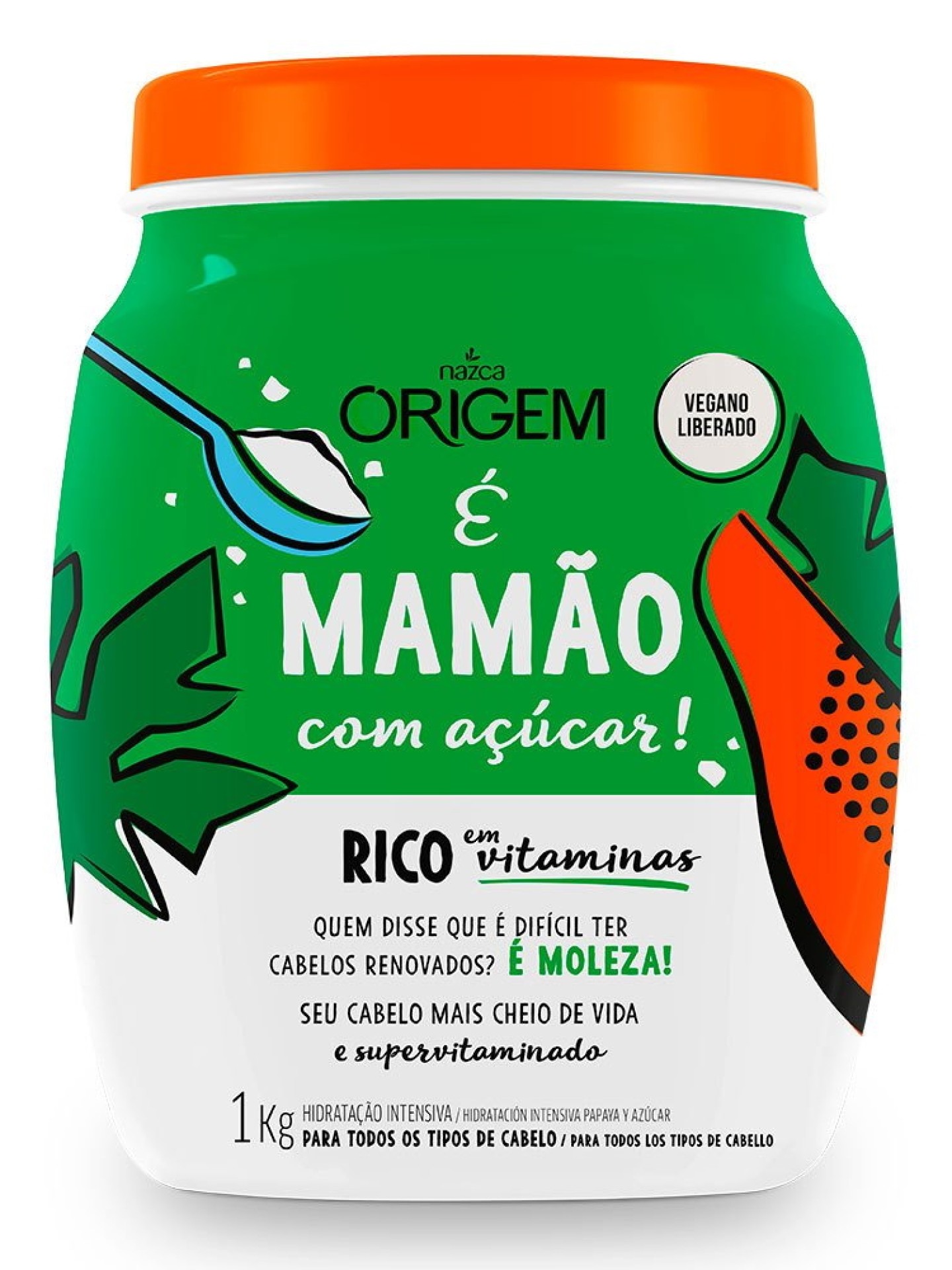 ORIGEM Cr. de Hidratacao Intensiva Mamão c/ Açucar 1Kg
