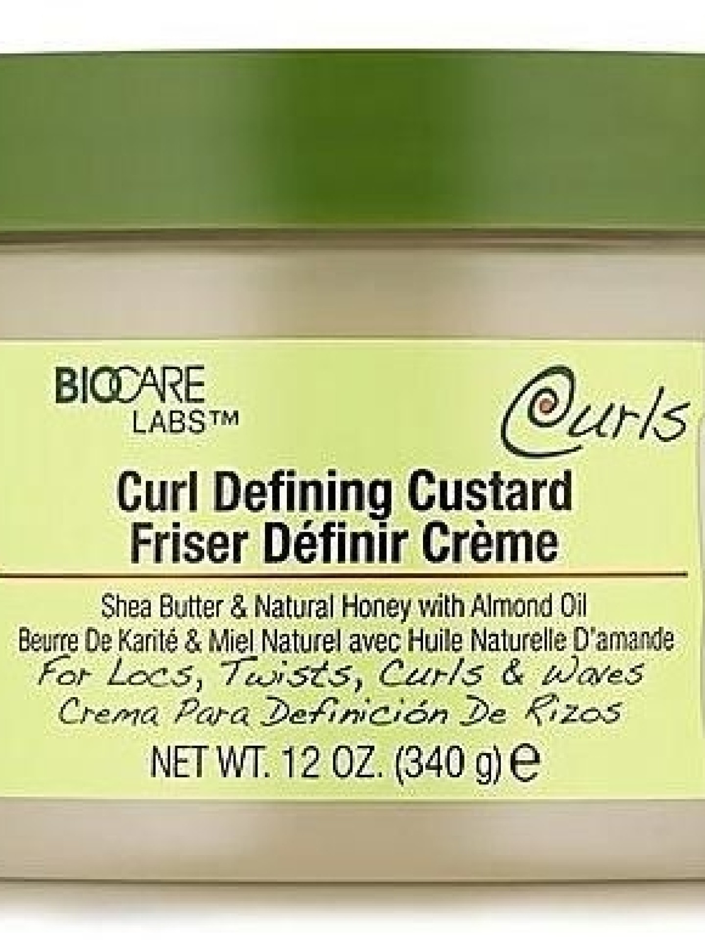 Biocare Labs Curls Defining Custard 12 oz
