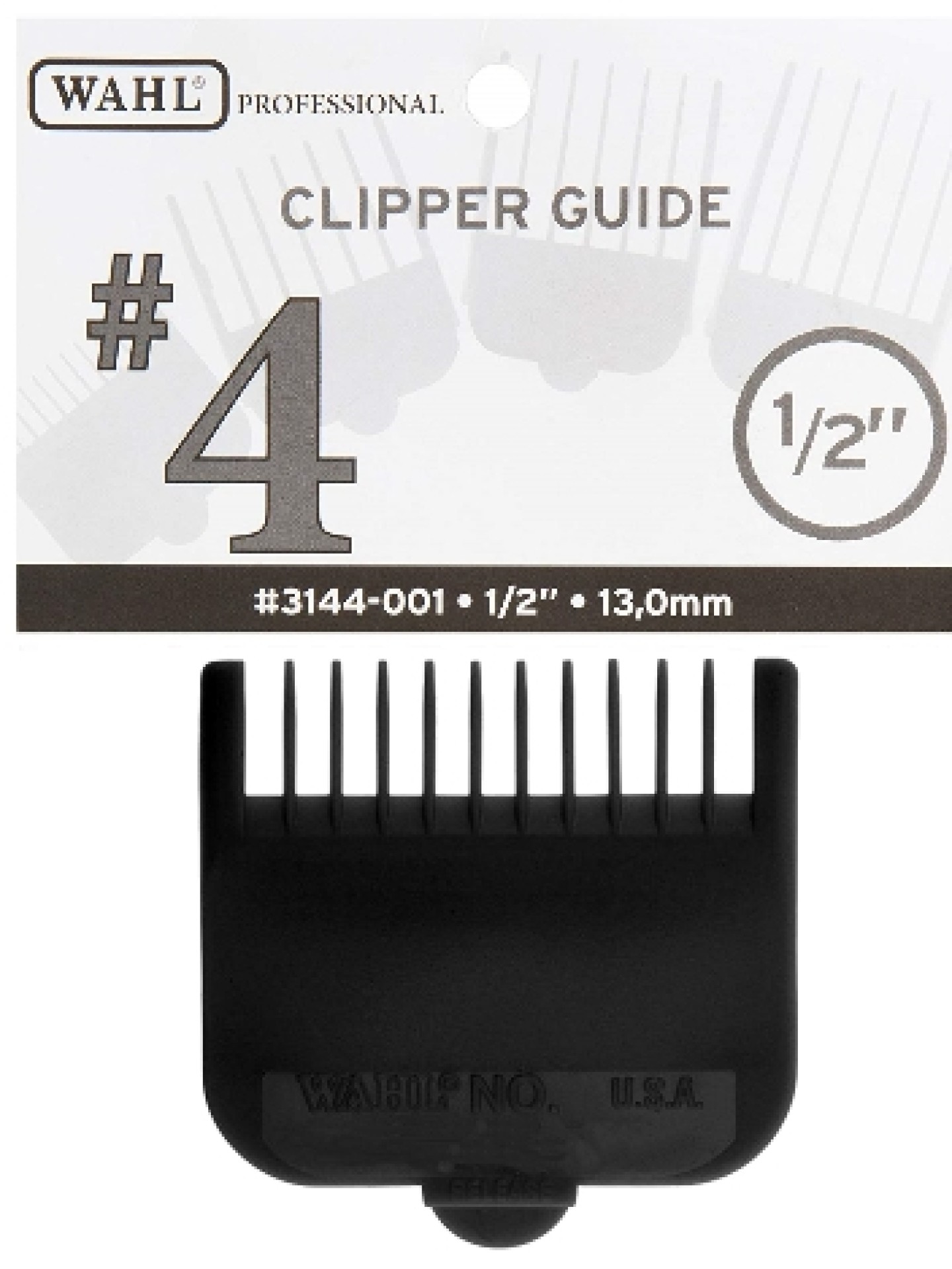 Wahl Pente nº4 -13mm Plastico #3144-001
