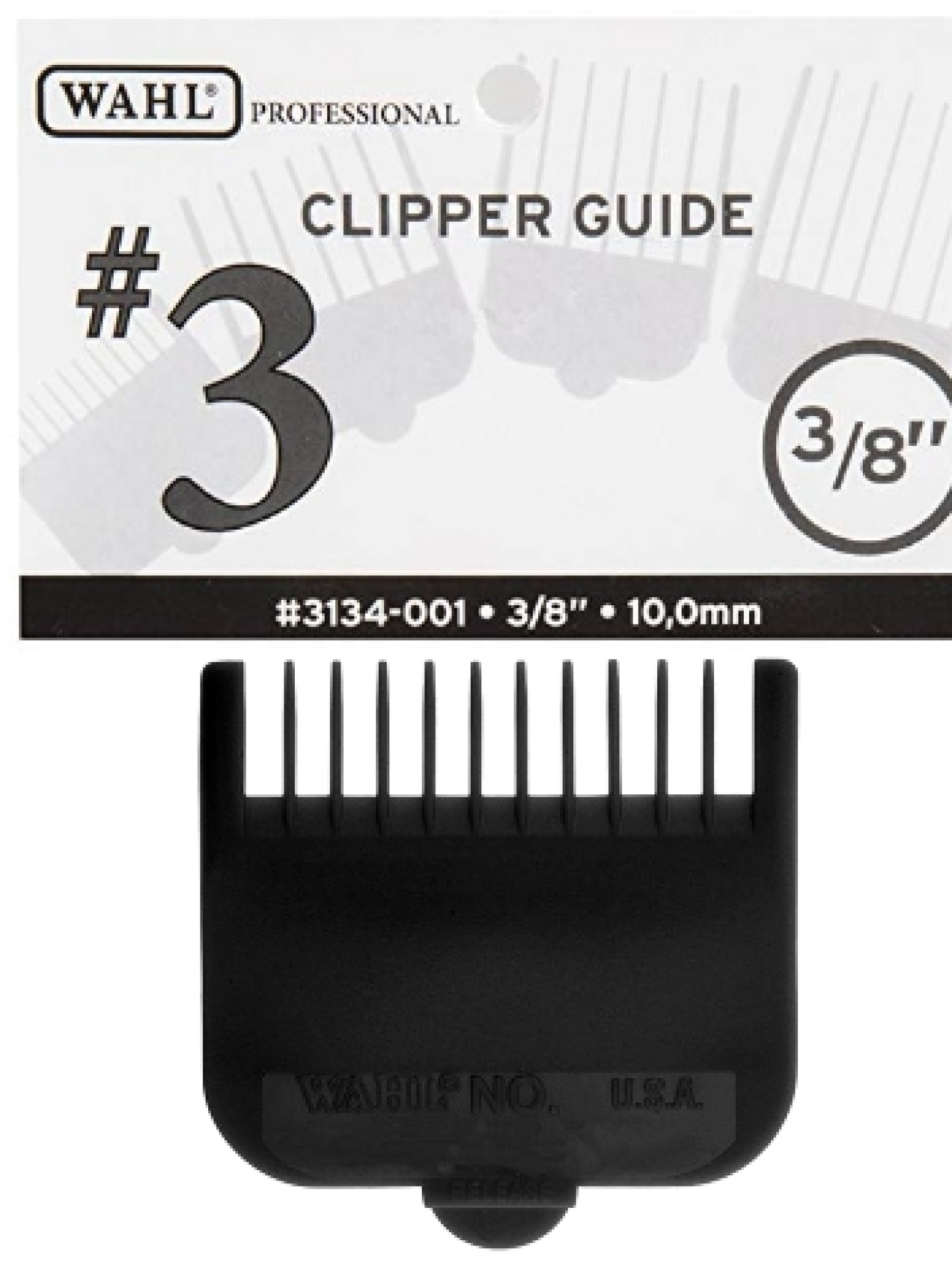 Wahl Pente nº3 - 10mm Plastico #3134-001