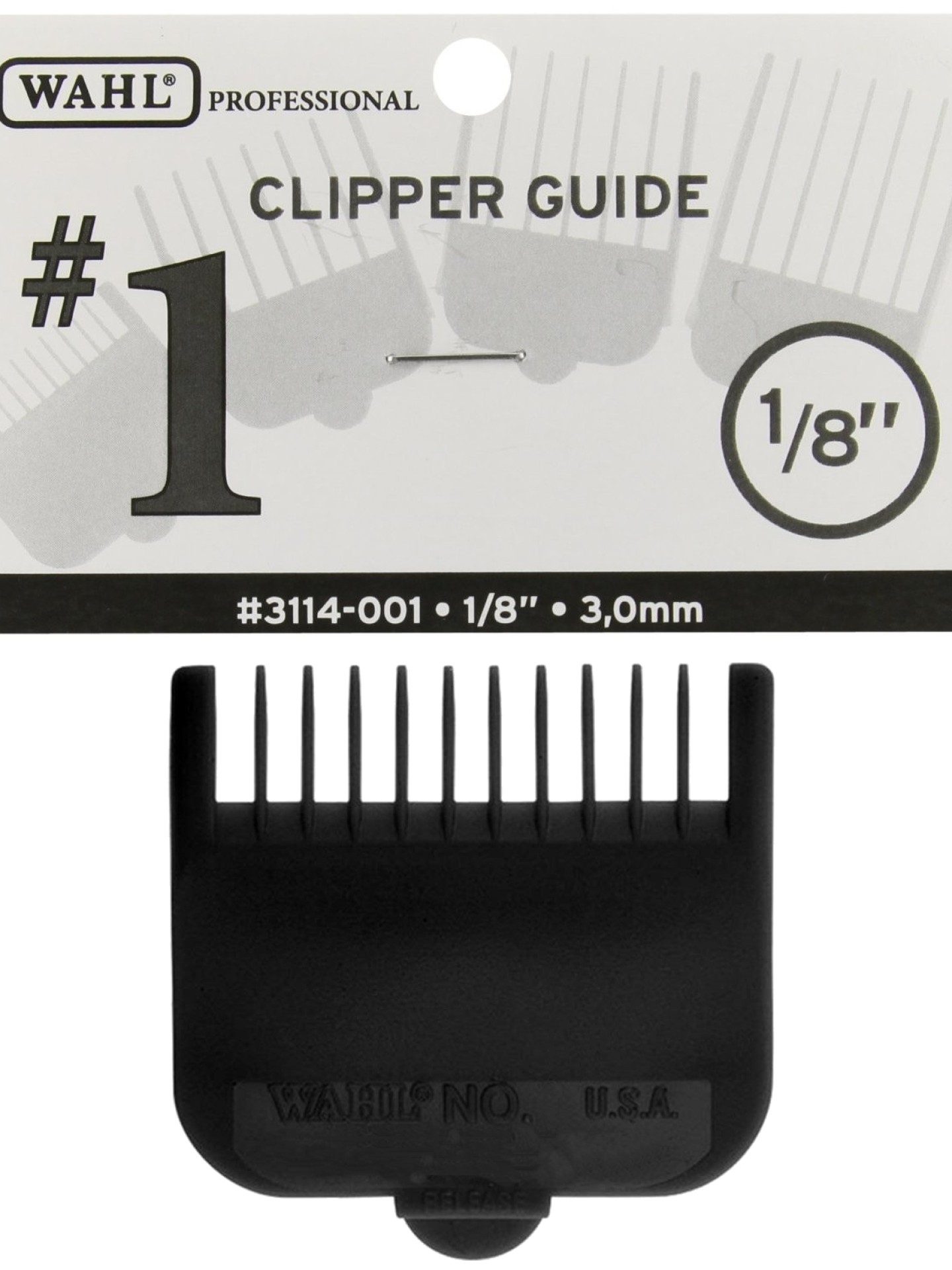 Wahl Pente nº1 - 3mm Plastico #3114-001