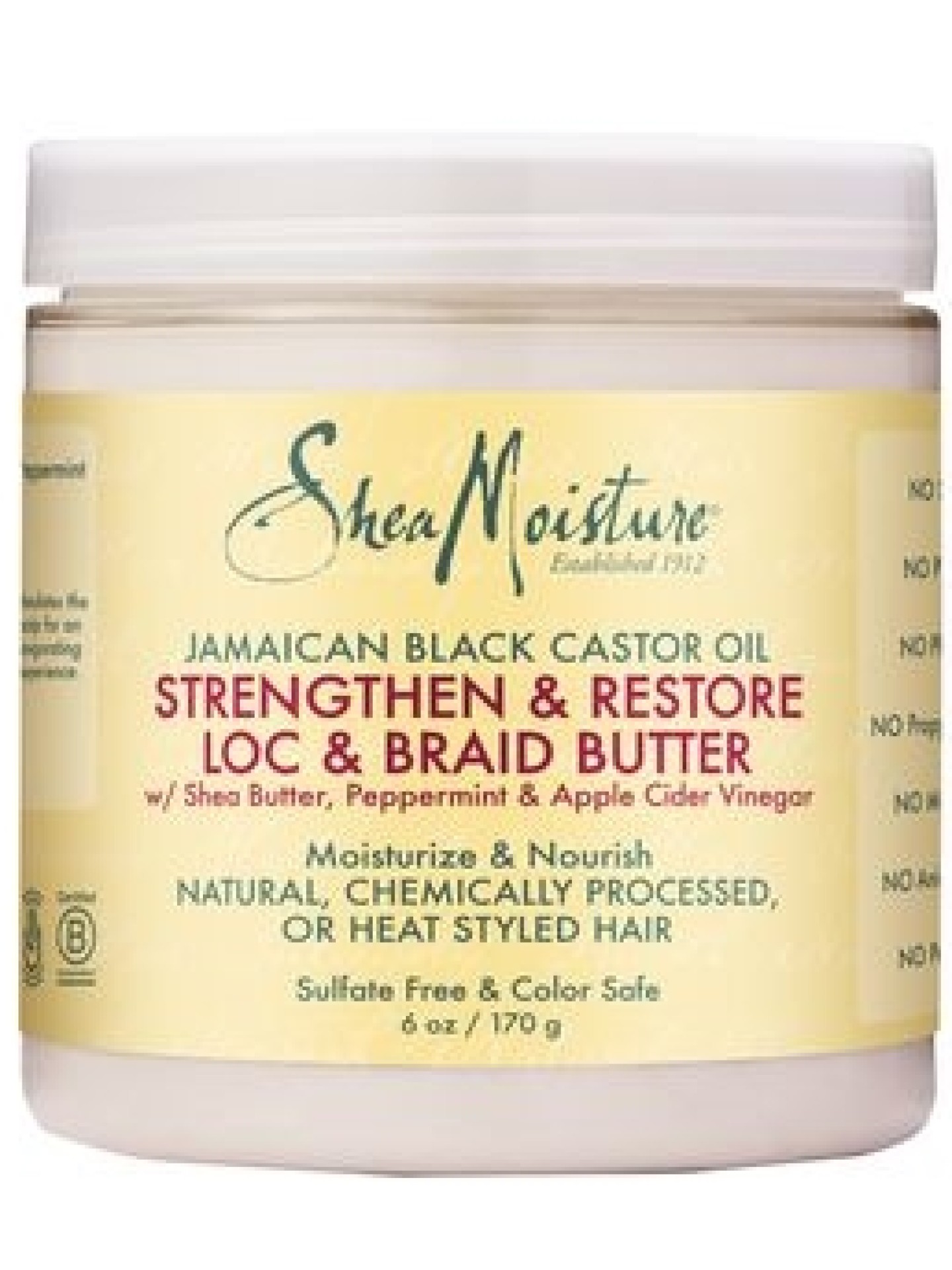 S. M. Jamaican Castor Oil Moisture Twist Lock Butter 170g