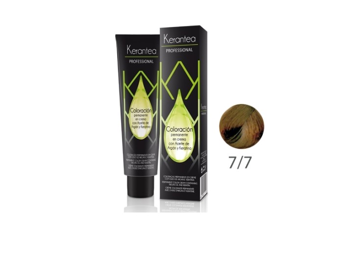 Kerantea coloração 7.7 Bege Dourado / Beige Dorado