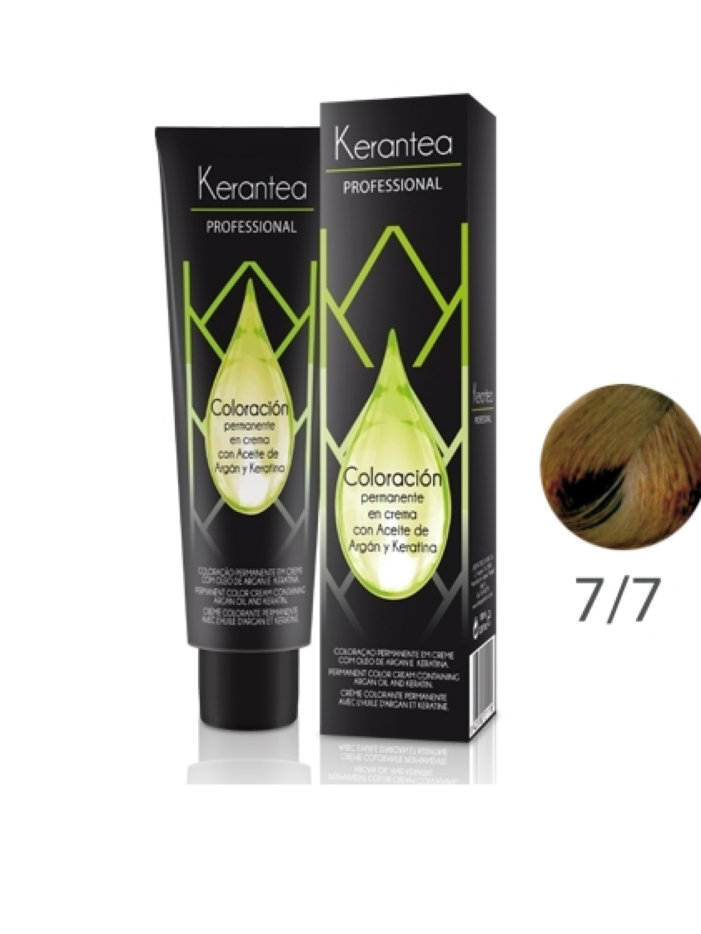 Kerantea coloração 7.7 Bege Dourado / Beige Dorado