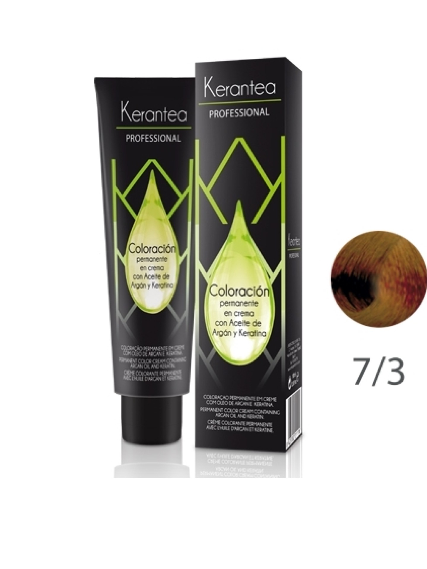 Kerantea coloração 7.3 Louro Méd. Dour. / Rubio Med. Dor.