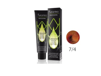 Kerantea colora��o 7.4 Louro M�d. Cob. / Rubio Med. Cob. - Image product