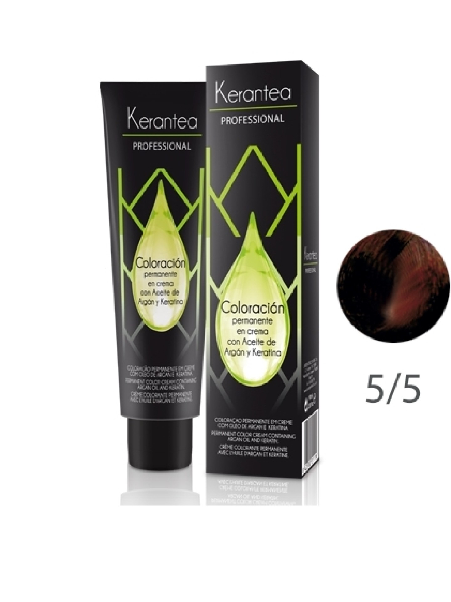 Kerantea coloração 5.5 Castanho Cl. Cob. / Castaño Cl. Cob.