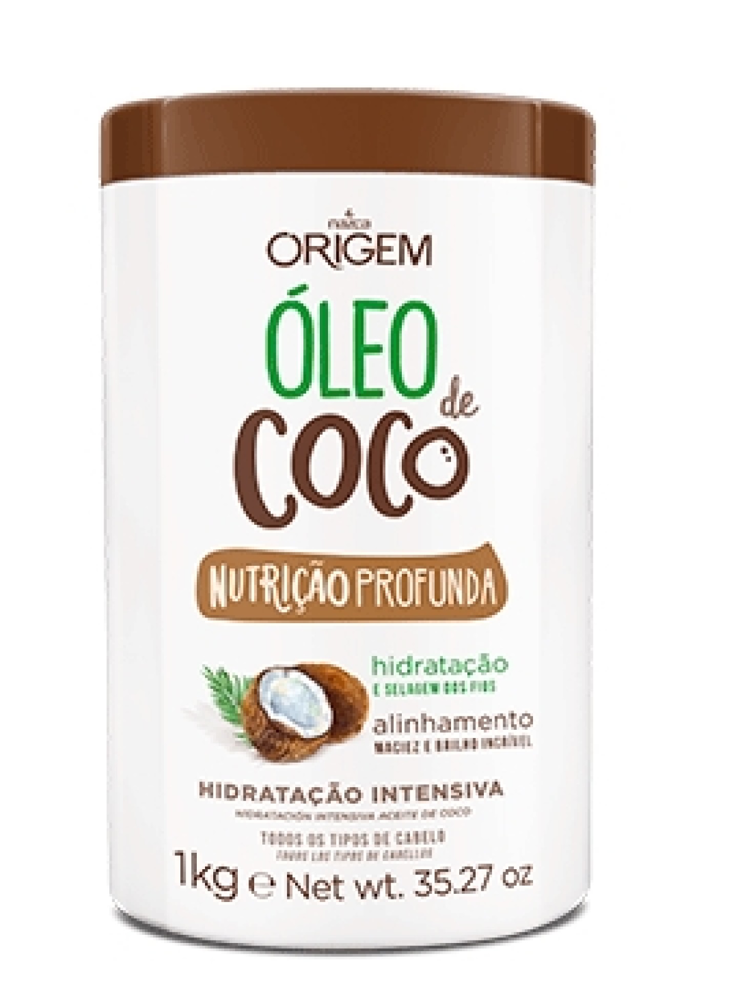 Origem Cr. de Hidratação Intensiva Óleo de Côco 1Kg