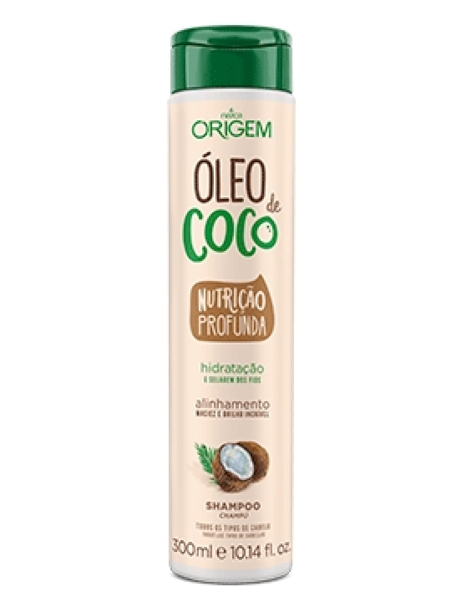 ORIGEM Sh. Óleo de Côco 300ml