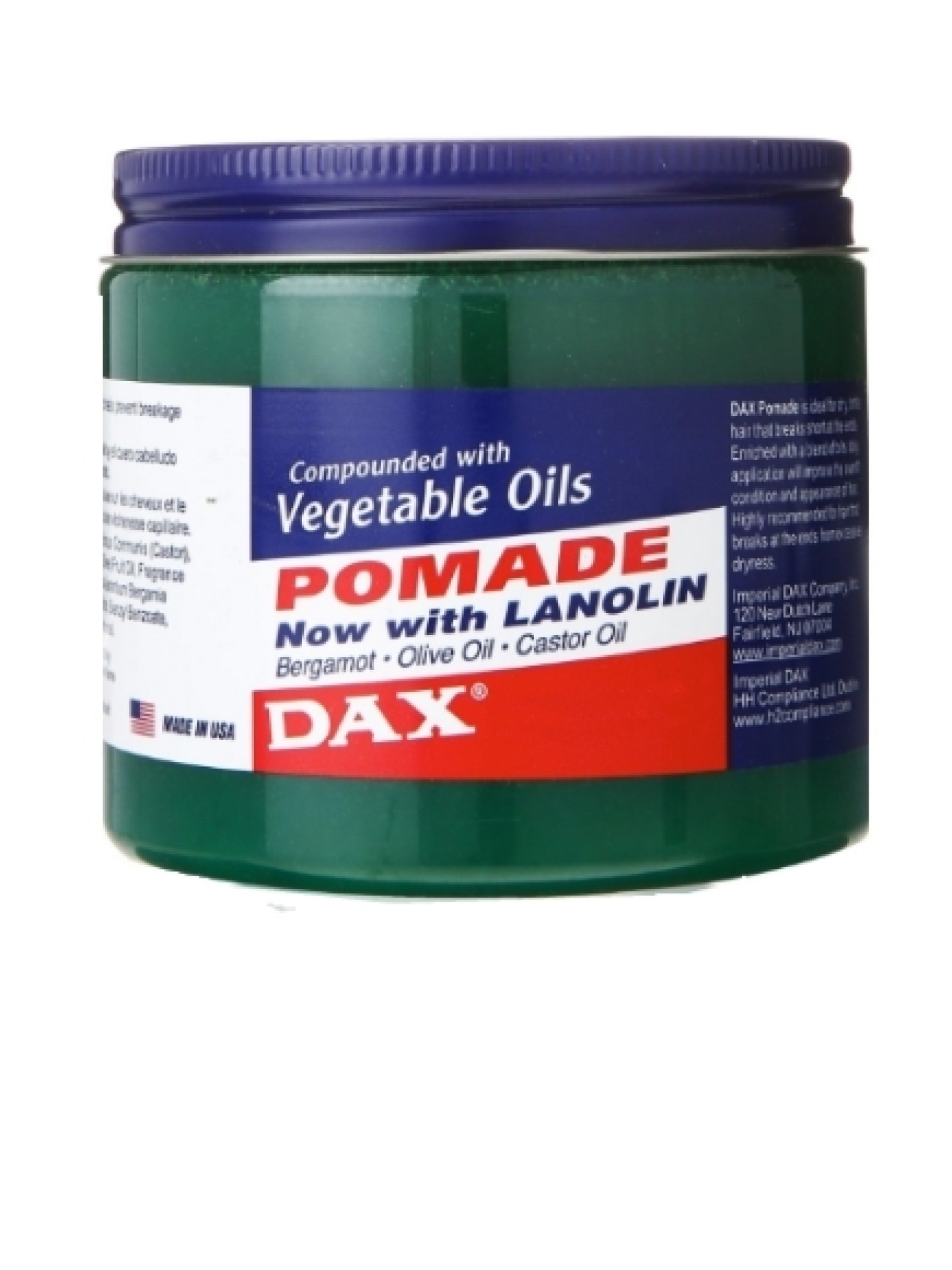 Dax V. Oil Pommade 7.5oz. 2019