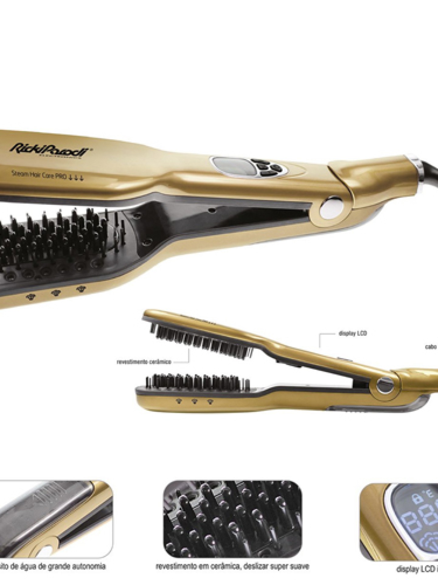 Escova Electrica Vapor VapBrush RickiParodi