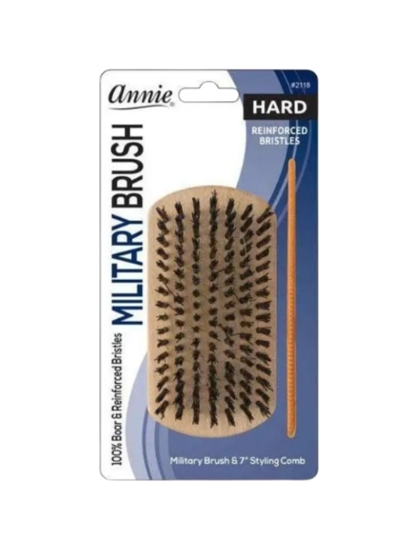 Annie Military Brush Hard #2118
