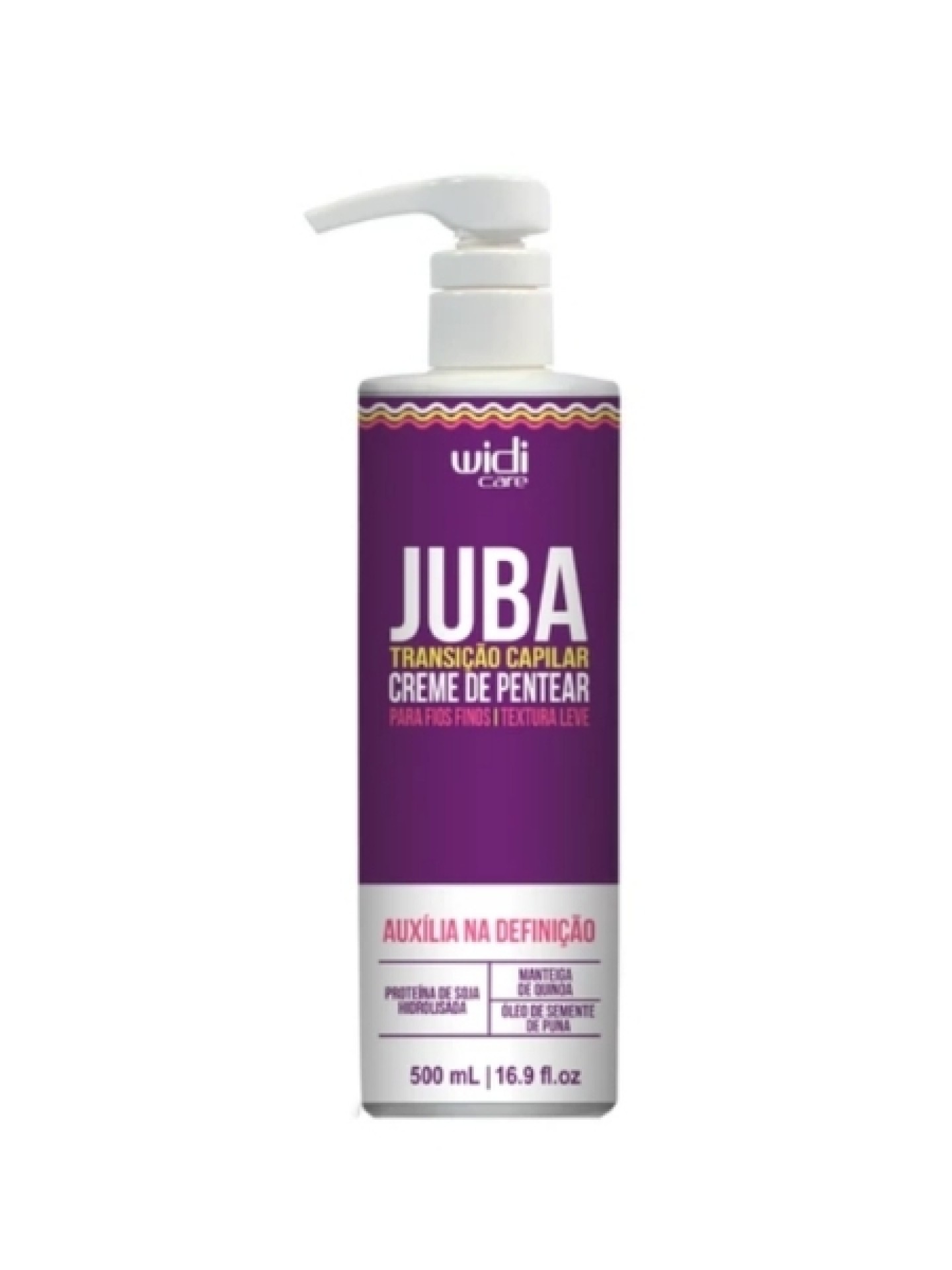 Widi Care Juba Transição Capilar Cr. Pentar Cab. Finos 500ml