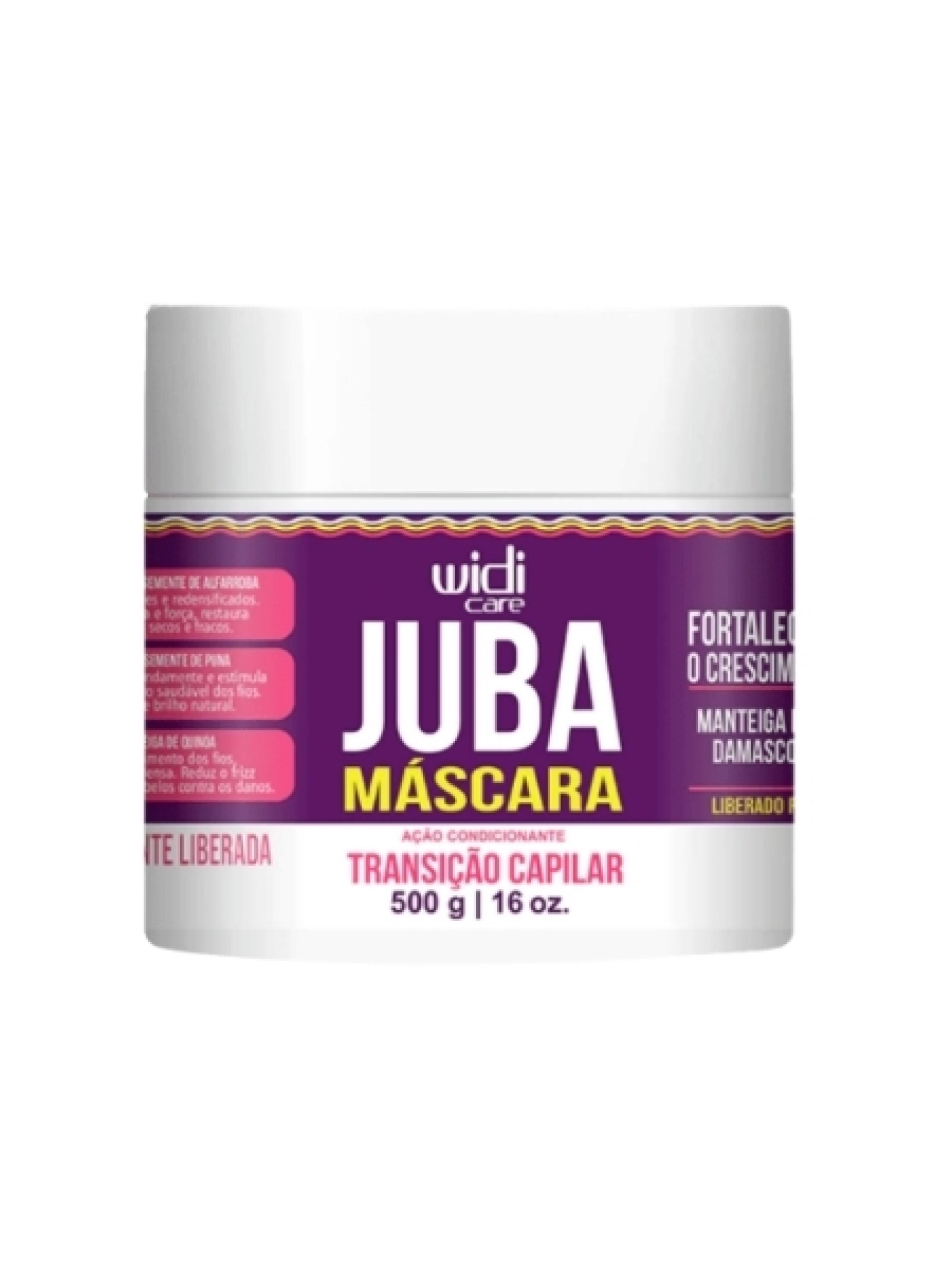 Widi Care Juba Transição Capilar Máscara 500g