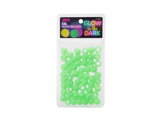 Annie Joy Round Beads XXL GID Green 01980