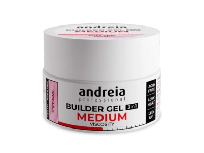 Andreia Gel de Constru��o 3 em 1 - Soft Pink 14ml - Image product