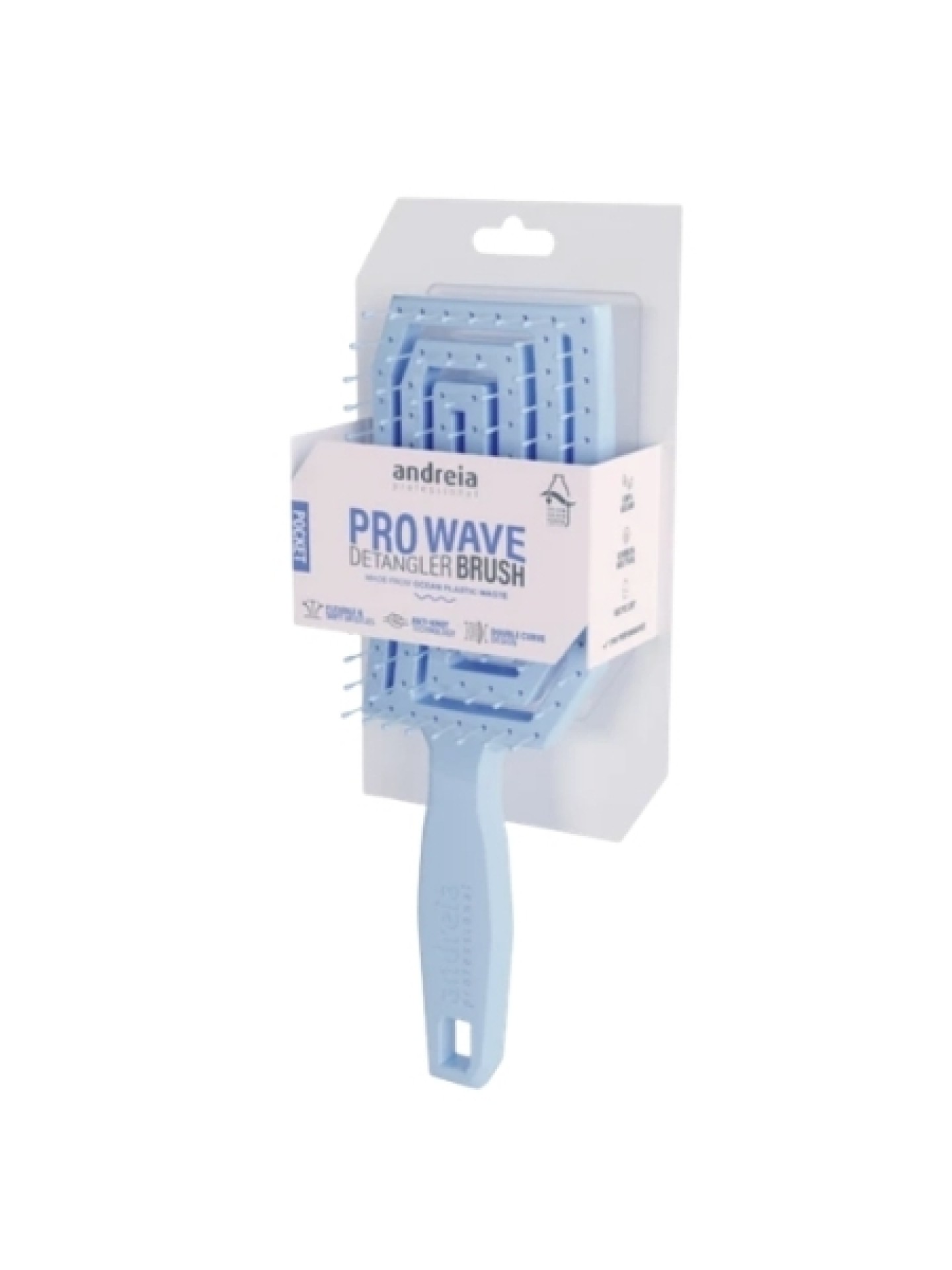 Andreia Escova Pro Wave Detangler Pocket - Night Blue