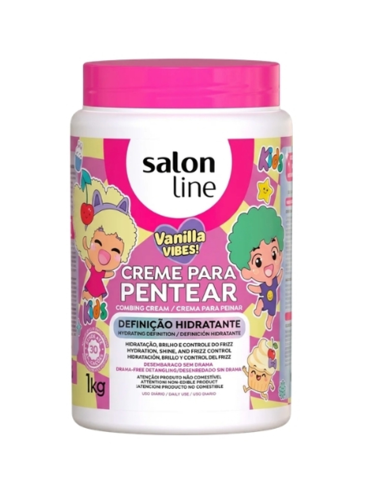Kids Vanilla Vibes Creme para Pentear 1Kg