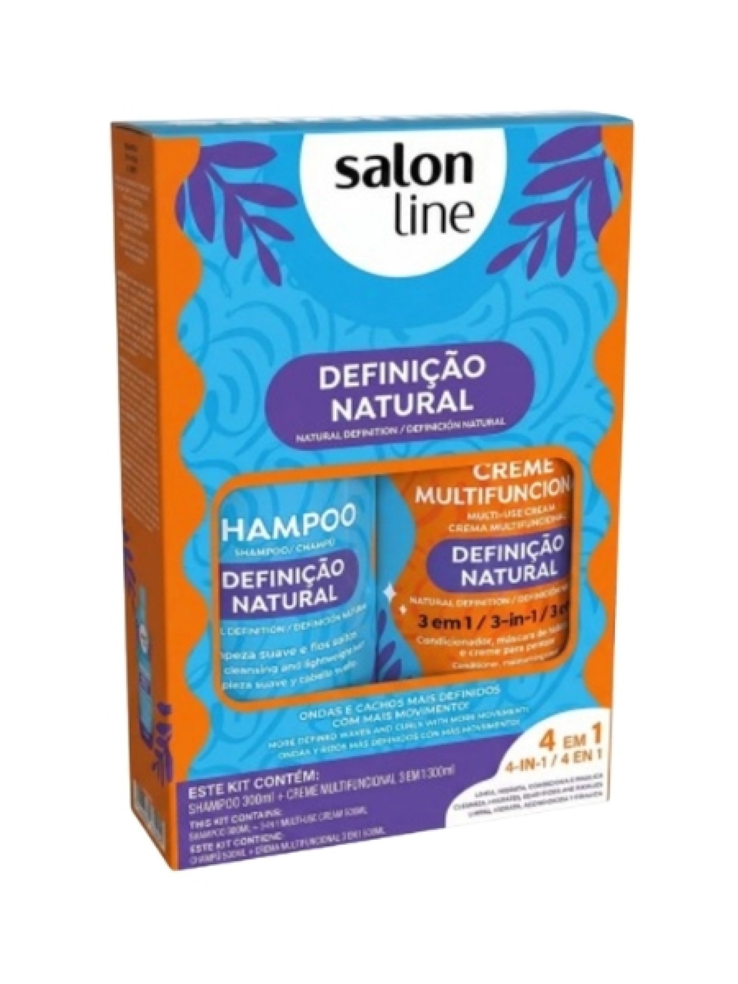 Kit Sh + Creme Multifuncional Definição Natural