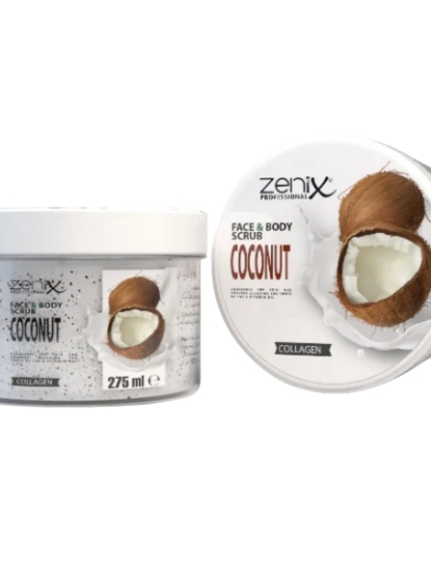 Zenix Face & Body Scrub Coconut 275ml