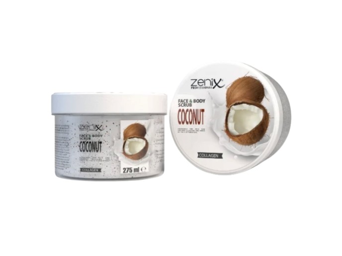 Zenix Face & Body Scrub Coconut 275ml