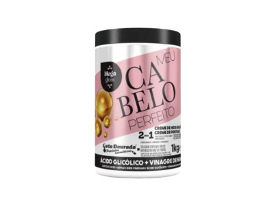 Gota Dourada Mascara + Creme de Pentear Ácido Glicólico 1Kg - Image product