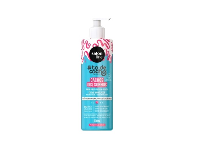 Salon Line Creme Fixa��o Natural Cachos dos Sonhos 500ml