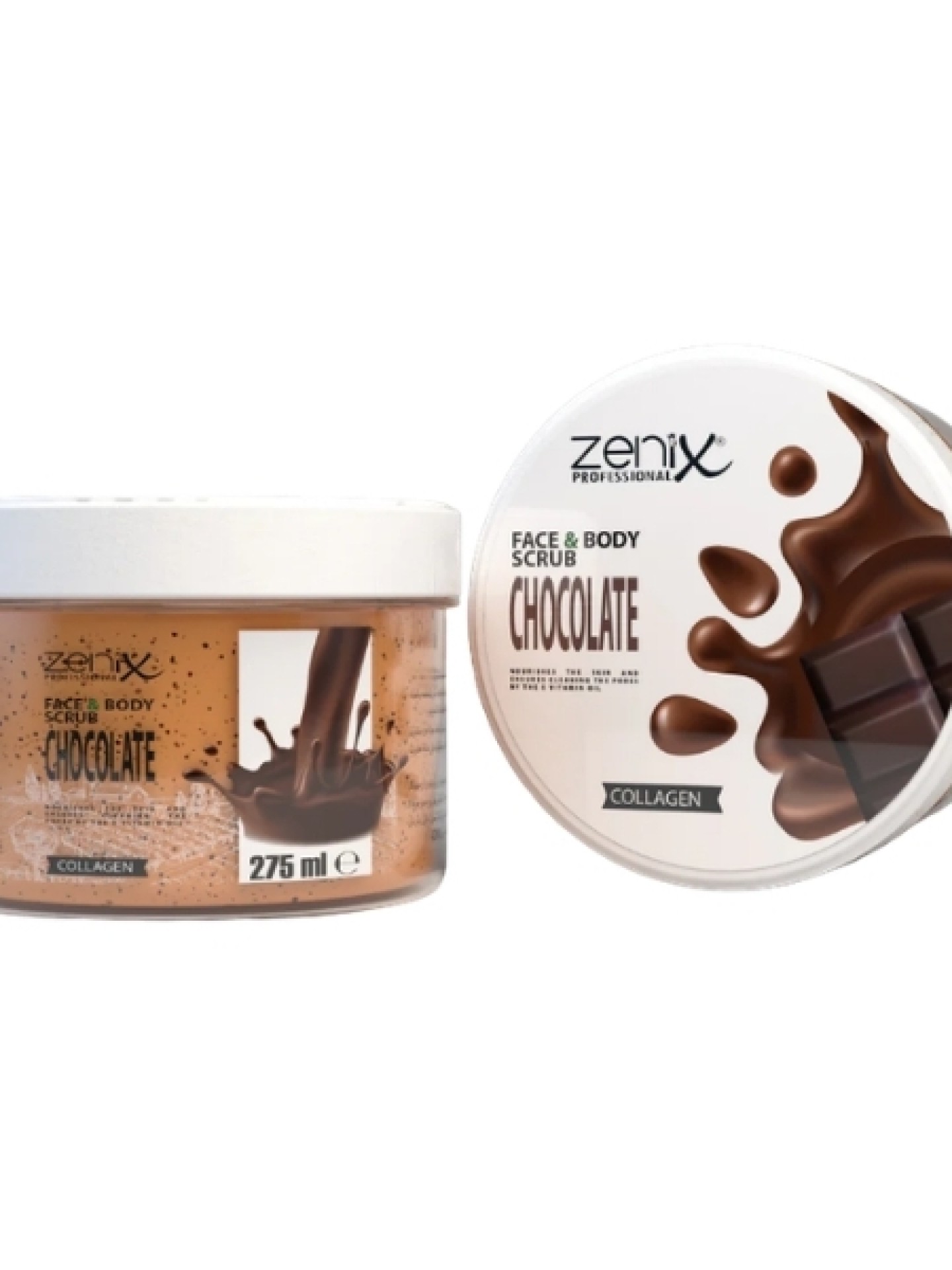 Zenix Face & Body Scrub Chocolate 275ml